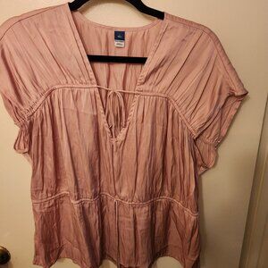 Women's Old Navy Pink Blouse - Size Large Tall